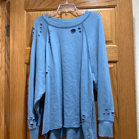 aerie Tops - Aerie Destressed Sweatshirt